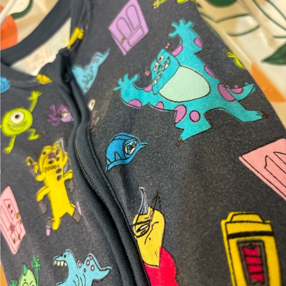 Little Sleepies Monsters Inc Shorty 0-3 - Picture 2 of 2